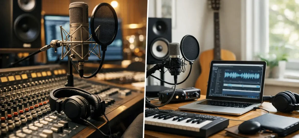 Studio Recording vs Home Recording