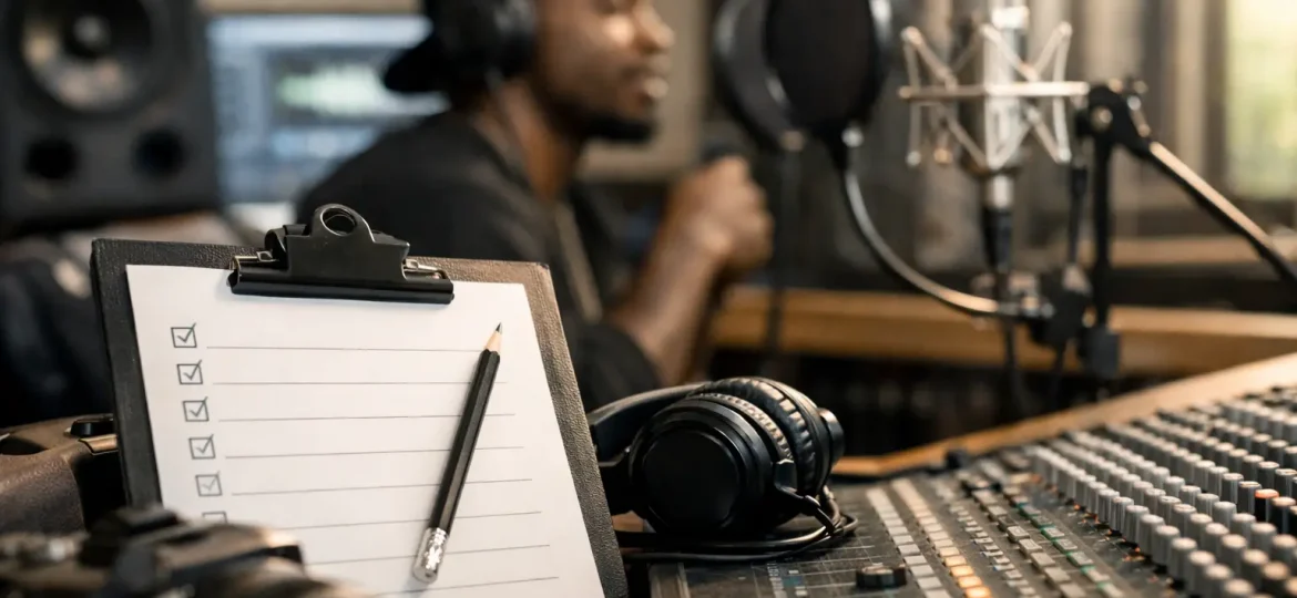 Studio Session Checklist Houston Artists Can Use